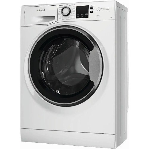 Стиральная машина Hotpoint NUS 5015 S RU белый, загр.фронтальная, макс.: 5 кг, 1000 об/мин, класс: А