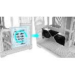 Корпус без блока питания Raijintek ATREUS BT7, Midi-Tower, TG, 7x120мм ARGB, 2xUSB-A 3.0 + 1xUSB Type-C , E-ATX, ATX, mATX, mITX White