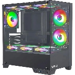 Компьютерный корпус AeroCool/Formula Cristal Z1M черный без БП mATX 2xUSB 2.0 1xUSB 3.0 audio bott PSU