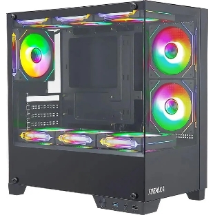 Компьютерный корпус AeroCool/Formula Cristal Z1M черный без БП mATX 2xUSB 2.0 1xUSB 3.0 audio bott PSU