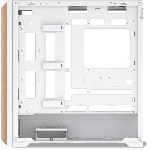 Компьютерный корпус без блока питания SAMA Z60 белый, Midi-Tower, TG, 4x140мм ARGb, 2xUSB 3.0 + 1xUSB 3.1 Type-C, E-ATX, ATX, mATX, mITX белый