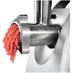 Мясорубка электрическая Bosch MFW68640 черный, 2200 Вт, 4.3 кг/мин, реверс, металлический лоток, насадки - 5