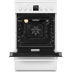 Плита электрическая Maunfeld MEC57CW08TD белый, конфорок 4 шт, духовка 59 л, 50 см x 85 см x 60 см