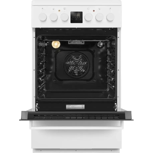 Плита электрическая Maunfeld MEC57CW08TD белый, конфорок 4 шт, духовка 59 л, 50 см x 85 см x 60 см