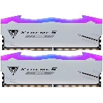Оперативная память Patriot Viper Xtreme 5, DDR5, 48GB (2x24GB), 8000MHz, CL38, DIMM, с радиаторами, RGB, серебристый