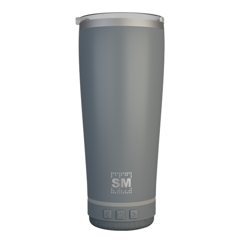 Термокружка с портативной колонкой Soundmax SM-TC001 серый