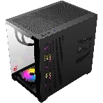 Компьютерный корпус Bloody CC-122 черный без БП ATX 10x120мм 1xUSB2.0 1xUSB3.0 audio