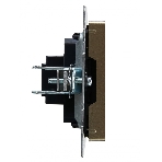 Розетка HDMI IEK BRITE РHDMI-0-БрШ шампань
