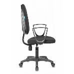 Кресло Бюрократ CH-1300N/3C11 черный, экокожа, 120 кг, механизм качания