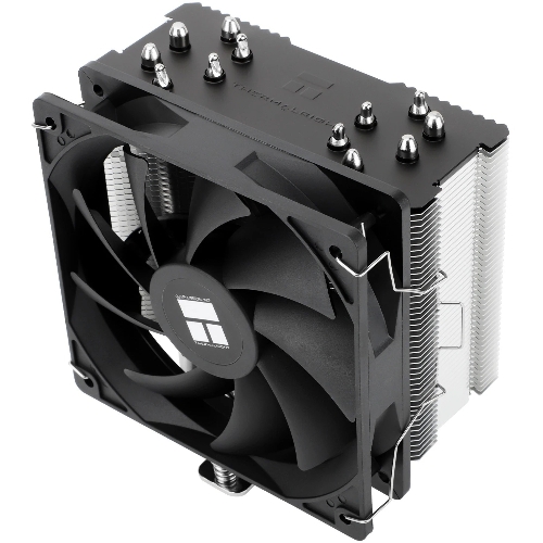 Кулер для процессора Thermalright Burst Assassin 120 SE черный/серебристый (4-pin PWM, 148мм, Al/Cu, 6x6мм, 1x120мм, 66.17CFM, 25.6dBA, 1550RPM, S: 1851/1700/1200/115X, AM5/AM4)