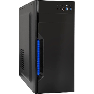 Компьютерный корпус Miditower ExeGate XP-333U-UNS450 (ATX, БП UNS450 с вент. 12см, 1хUSB/2хUSB 3.0, аудио, черный)