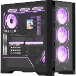 Компьютерный корпус AeroCool/Formula Air Power G8 черный без БП ATX 2xUSB 3.0 1xUSB3.1 audio bott PSU