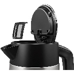 Чайник электрический Bosch TWK4P440 1.7 л, 2400 Вт, нержавеющая сталь/черный (корпус: нержавеющая сталь)