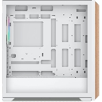 Компьютерный корпус без блока питания SAMA Z60 белый, Midi-Tower, TG, 4x140мм ARGb, 2xUSB 3.0 + 1xUSB 3.1 Type-C, E-ATX, ATX, mATX, mITX белый