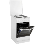 Плита электрическая Hansa FCEW54109 белый, конфорок 4 шт, духовка 65 л, 50 см x 85 см x 60 см
