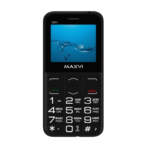 Мобильный телефон Maxvi B231 черный