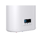 Водонагреватель Thermex Flat Plus IF 50V (PRO) накопительный электрический 50 л потребляемая мощность 2 кВт (220 В) электронное управление магниевый анод (2 шт.) вертикальный монтаж на стену с нижней подводкой (') максимальная температура нагрева воды до 75 °С Размеры (ШxВxГ) 452x865x239 мм системы защиты: УЗО, от перегрева, замерзания, предохранительный клапан функции: дисплей, индикатор включения, индикатор нагрева, термометр, самодиагностика, ограничение температуры нагрева, ускоренный нагрев
