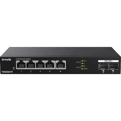 Коммутатор Tenda TEM2007X 5PORT 1000M 2SFP+