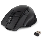Мышь беспроводная Oklick 502MW черный, 2400 dpi, радиоканал, Bluetooth, USB, кнопки - 9