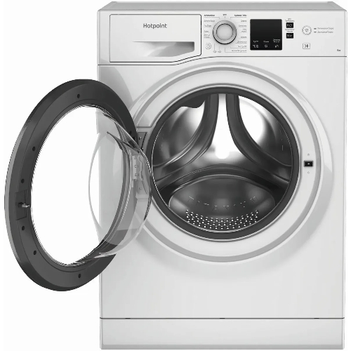 Стиральная машина Hotpoint NUS 5015 S RU белый, загр.фронтальная, макс.: 5 кг, 1000 об/мин, класс: А