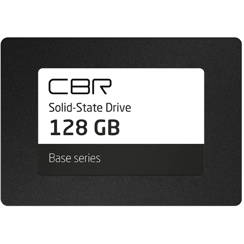 Накопитель SSD CBR Base SSD-128GB-2.5-BS24b, 128Gb, SATA III, 2.5