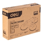 Присоска для стекла тройная Deli DL-XP23 3x118мм