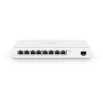 Коммутатор UISP Switch UISP-S PoE-коммутатор, 8х 1G RJ45, 1х SFP, раздача 110 Вт