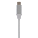 Кард-ридер Digma CR-С2501-S/серебристый/SD/TF/micro-SD/USB Type-C/алюминий