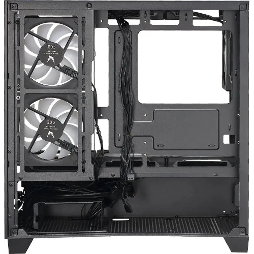 Компьютерный корпус AeroCool/Formula Cristal Z1M черный без БП mATX 2xUSB 2.0 1xUSB 3.0 audio bott PSU
