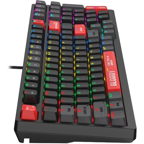 Клавиатура проводная A4Tech Bloody S98 (S98 RED) USB черный/красный