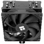 Кулер для процессора Thermalright Burst Assassin 120 SE черный/серебристый (4-pin PWM, 148мм, Al/Cu, 6x6мм, 1x120мм, 66.17CFM, 25.6dBA, 1550RPM, S: 1851/1700/1200/115X, AM5/AM4)
