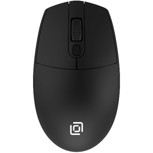 Мышь беспроводная Oklick 201MW черный, 1600 dpi, радиоканал, USB, кнопки - 4