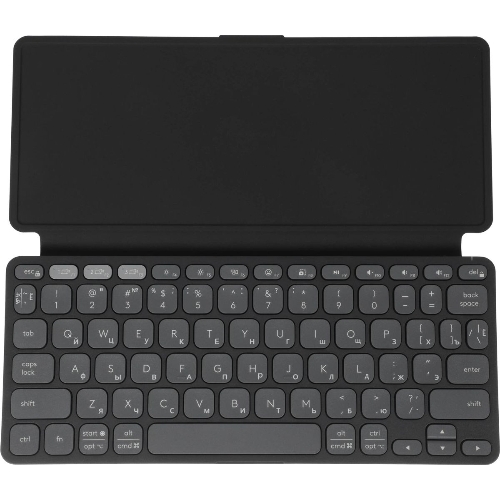 Клавиатура Logitech Keys to Go 2 беспроводная, Bluetooth, серый
