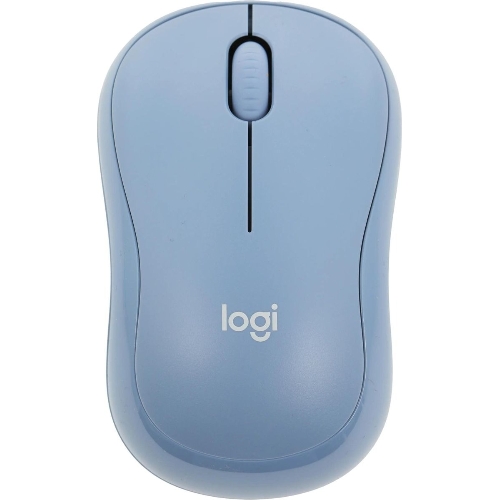 Мышь беспроводная Logitech M221 голубой, 1000 dpi, радиоканал, USB, кнопки - 3