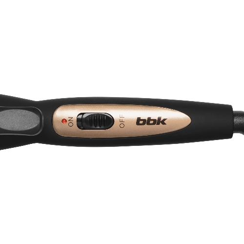 Щипцы для завивки волос BBK BST2502 черный/шампань, 32 мм, 200 °C, 1 режим