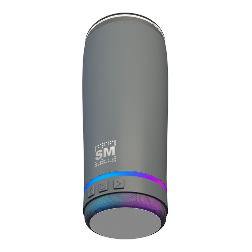 Термокружка с портативной колонкой Soundmax SM-TC001 серый