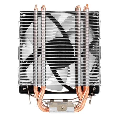 Кулер ExeGate Wizard EXX600-PWM.FRGb (Al+Cu, 6 тепл.трубки, LGA775/1150/1151/1155/1156/1200/1700/1851/AM2/AM2+/AM3/AM3+/AM4/AM5/FM1/FM2/754/939/940, TDP 180W, Fan 120мм PWM, 800-2400RPM, Hydro bearing, 4pin, 11-24db, 540г, FRGb подсветка, с термопастой, на защелках, Color Box)