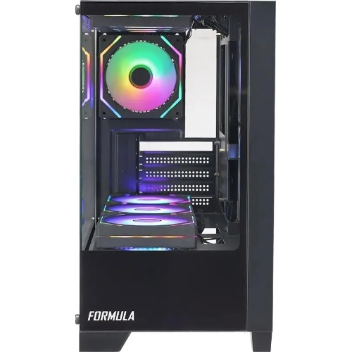 Компьютерный корпус AeroCool/Formula Cristal Z1M черный без БП mATX 2xUSB 2.0 1xUSB 3.0 audio bott PSU