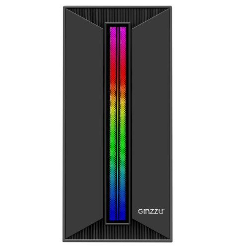 Компьютерный корпус Ginzzu B350 2*USB 2.0,AU RGb