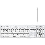 Клавиатура беспроводная A4Tech Fstyler FBX50C, USB, Bluetooth/Радиоканал, белый