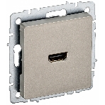 Розетка HDMI IEK BRITE РHDMI-0-БрШ шампань