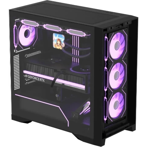 Компьютерный корпус AeroCool/Formula Air Power G8 черный без БП ATX 2xUSB 3.0 1xUSB3.1 audio bott PSU