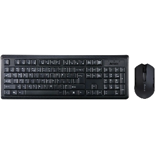 Комплект клавиатура+мышь A4Tech 4200N беспроводной, USB, 1000 DPI, чёрный