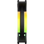 Вентилятор для корпуса GMNG GG-CF120ARGb2-PWMBK черный, 120 мм, 1500 об/мин, 26 дБ, 4 pin