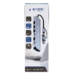 USB-концентратор Gembird UHB-C445, USB/USB Type С, USB 3.0, 4хUSB 2.0, USB Type-C, USB