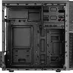 Компьютерный корпус Aerocool/Formula Cs-105, mATX, без БП, 187x361x355мм (ШxГxВ), USB 3.0 x1, USB 2.0 x1, металл 0,5мм, 120-мм вентилятор в комплекте, черный
