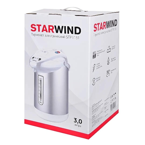 Термопот Starwind STP1131 3 л, 750 Вт, белый