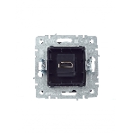 Розетка HDMI IEK BRITE РHDMI-0-БрТБ темная бронза