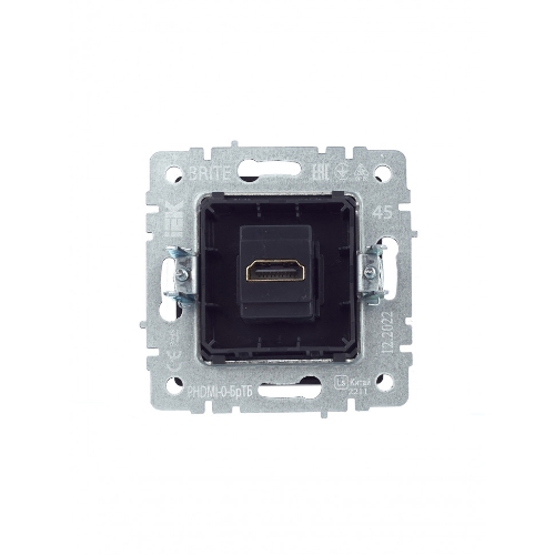 Розетка HDMI IEK BRITE РHDMI-0-БрТБ темная бронза