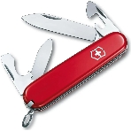 Нож перочинный Victorinox Recruit (0.2503) 84мм 10 функций красный карт.коробка